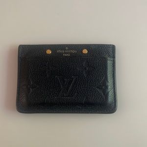 Authentic Louis Vuitton card holder monogrammed
